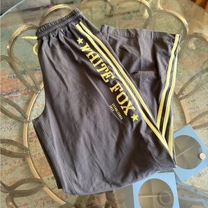 White Fox Star Of The Night Track Pants Charcoal